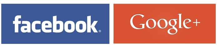Facebook & Google - Logo Facebook & Google - Logo