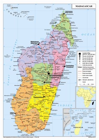 MADAGASCAR administrative MADAGASCAR administrative