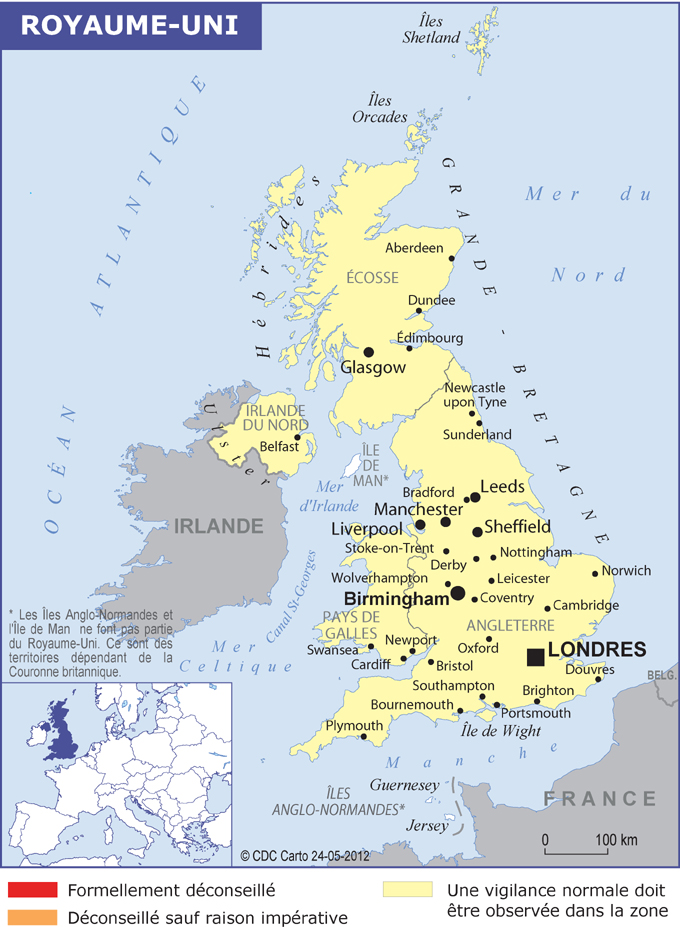 Royaume Uni Carte