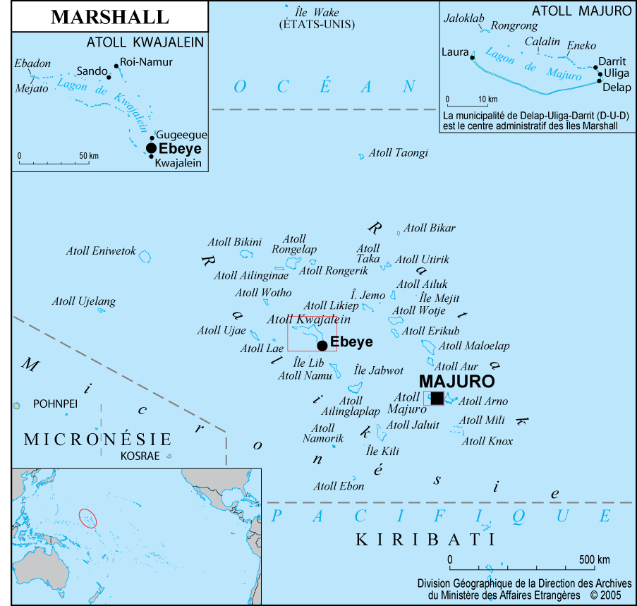 Présentation des Iles Marshall