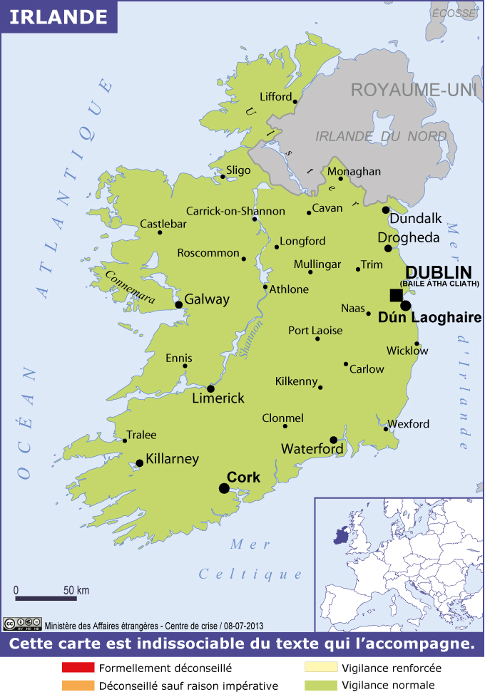 Irlande - Ministère de l'Europe et des Affaires étrangères