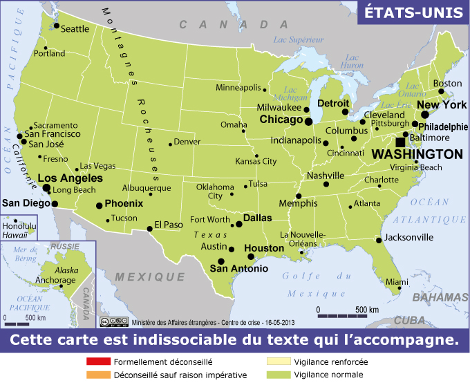 Une Carte Des états-unis D'amérique Avec Les états-unis D'amérique