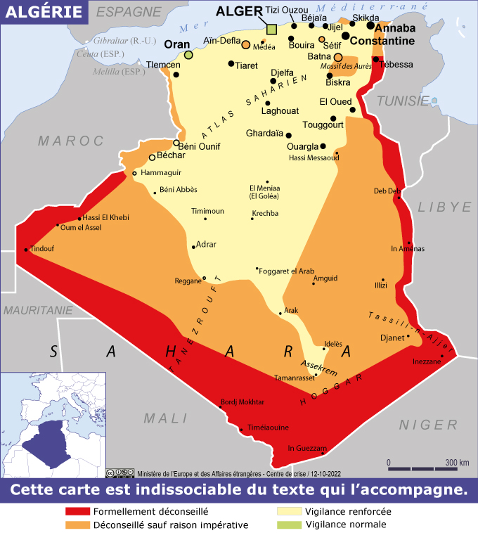 Algérie - Ministère de l'Europe et des Affaires étrangères