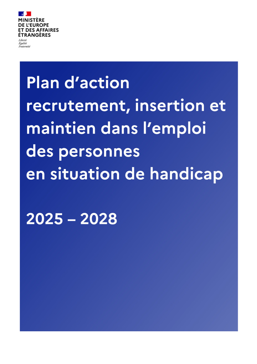 Plan d’action recrutement, insertion et maintien dans l’emploi des personnes en situation de handicap