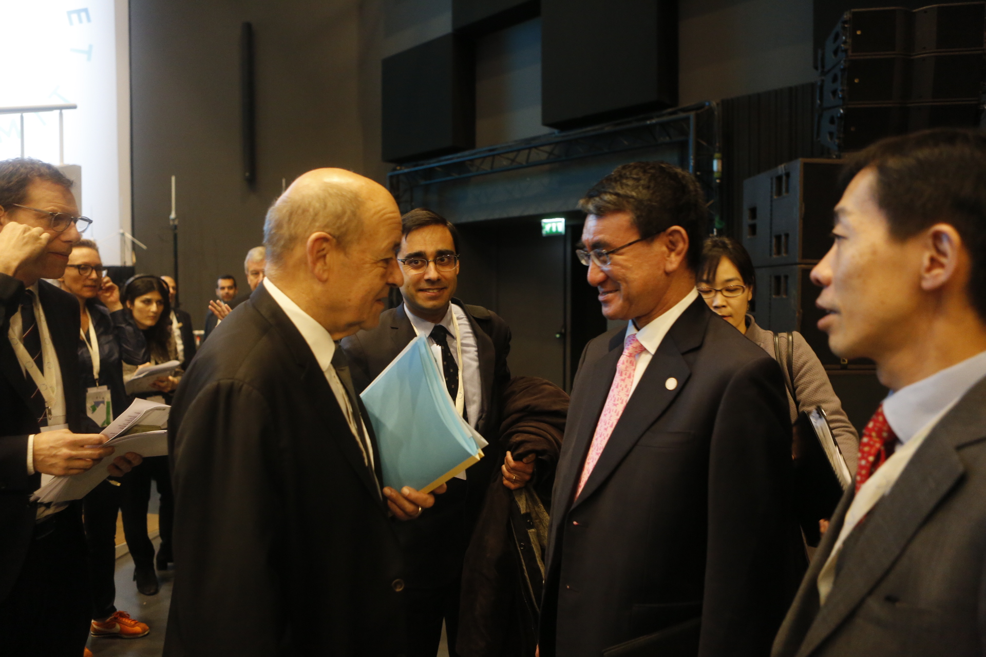 Jean-Yves Le Drian au One Planet Summit