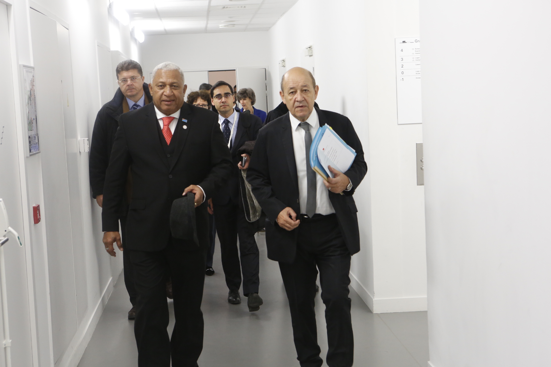 Jean-Yves Le Drian au One Planet Summit