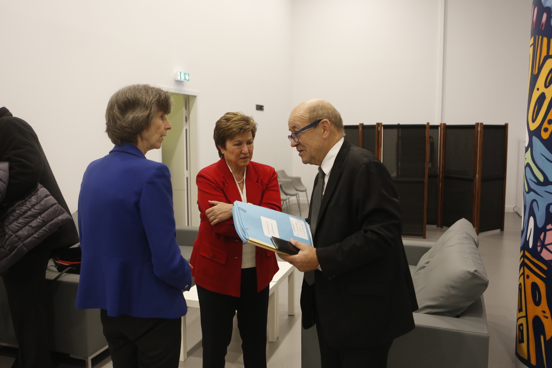 Jean-Yves Le Drian au One Planet Summit