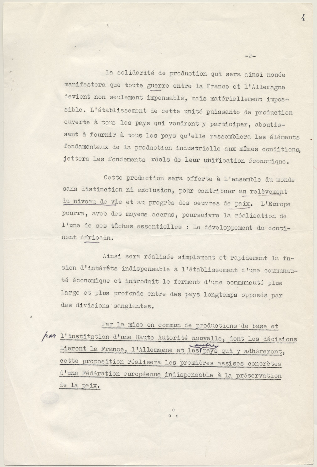 Déclaration du 9 mai 1950