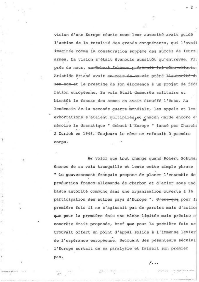 projet d'allocution en 1975