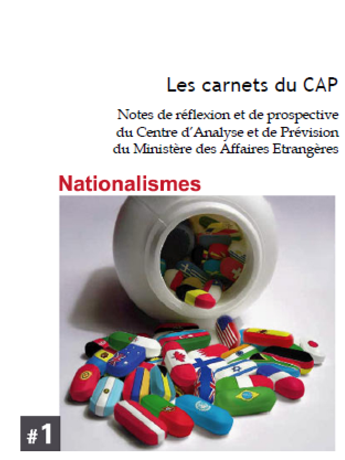 Les carnets du CAPS n° 1 : Nationalismes