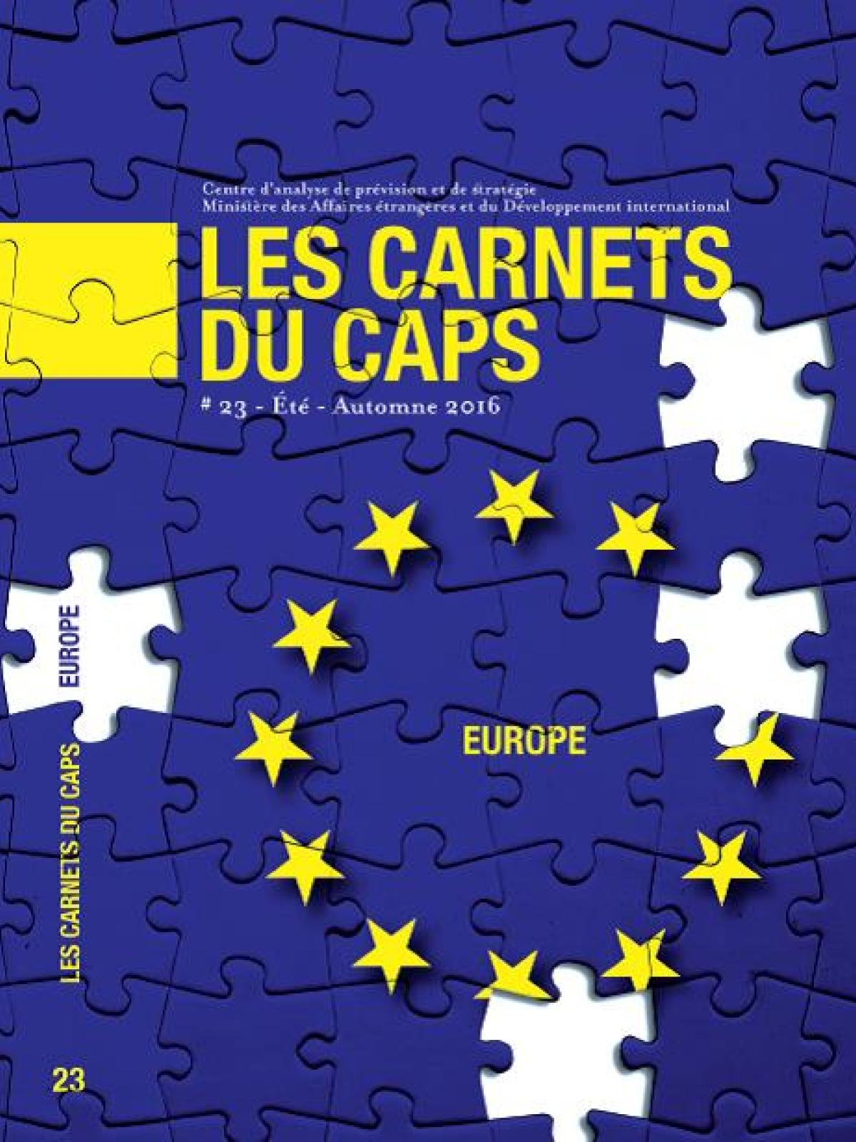 Les Carnets du CAPS n°23 : Europe