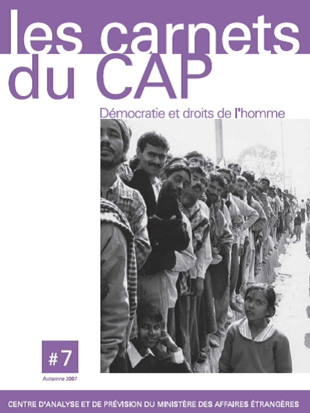 Les carnets du CAPS n° 7 : Démocratie et droits de l’homme