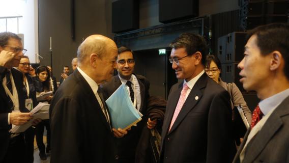 Jean-Yves Le Drian au One Planet Summit