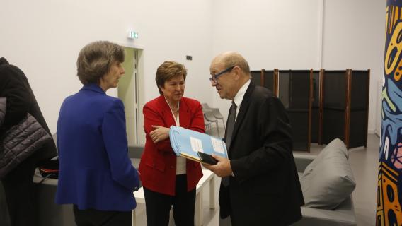 Jean-Yves Le Drian au One Planet Summit