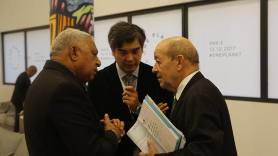 Jean-Yves Le Drian au One Planet Summit