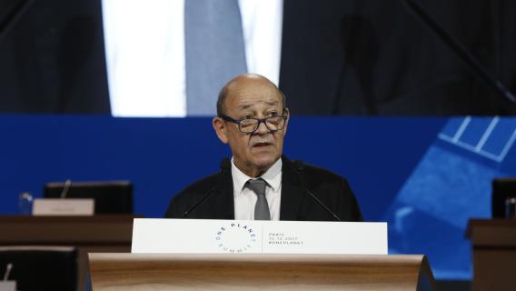 Jean-Yves Le Drian au One Planet Summit