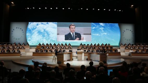 Intervention d'Emmanuel Macron, président de la République au One Planet Summit