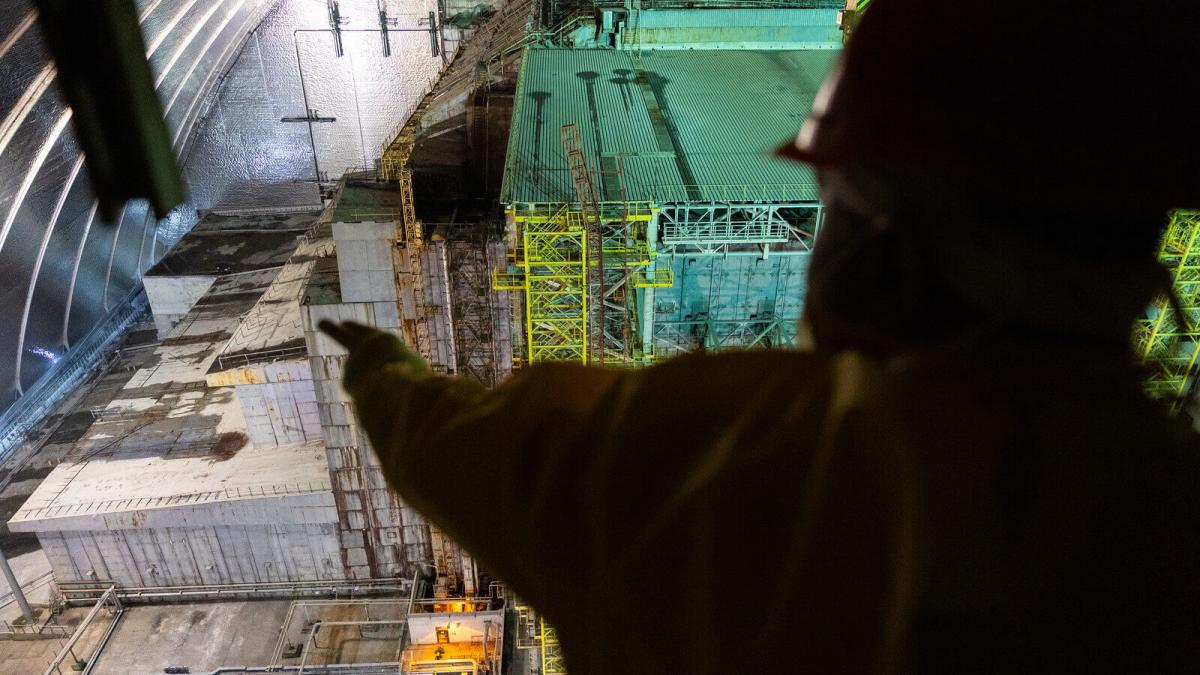 Visite de la centrale de Tchernobyl