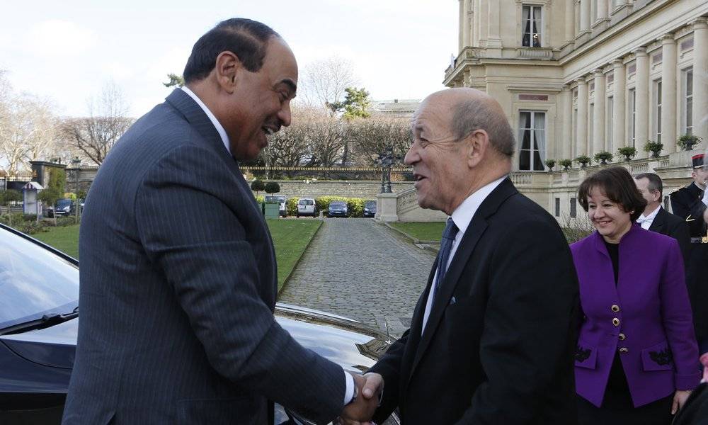 Image Diaporama - Jean-Yves Le Drian et Cheikh Sabah Khaled Al (...)