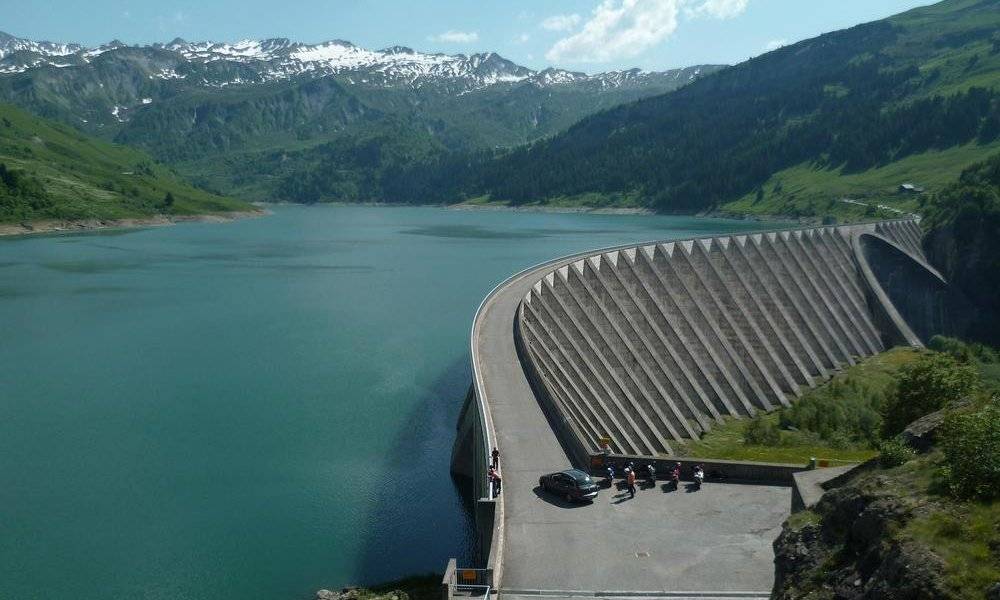 Image Diaporama - Barrage de Roselend (Savoie, région Rhône-Alpes).