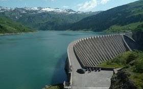Image Diaporama - Barrage de Roselend (Savoie, région Rhône-Alpes).