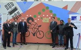 Slideshow - Ambassade de France à Lima : fresque écologique (...)