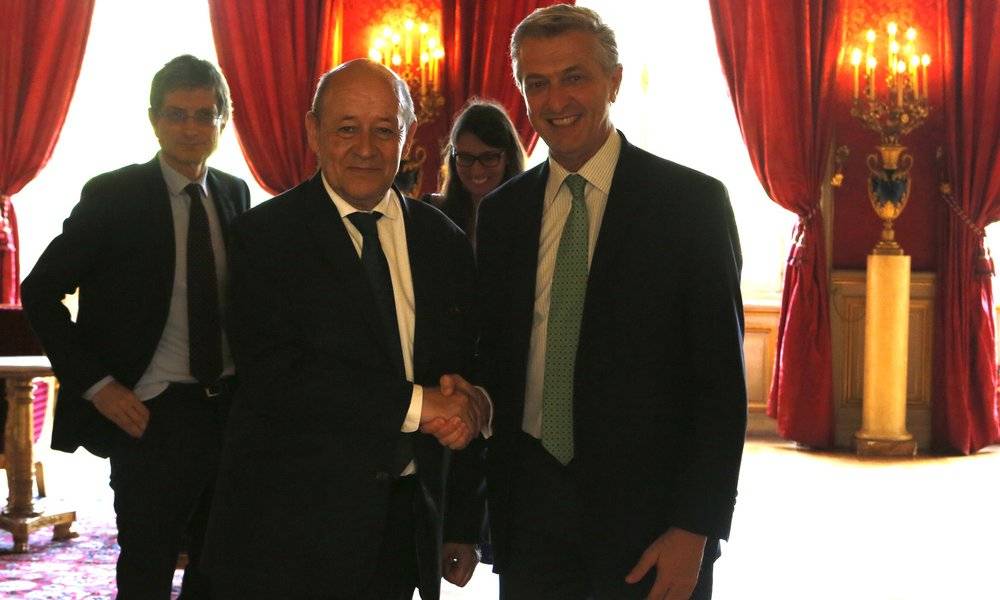 Image Diaporama - Jean-Yves Le Drian et Filippo Grandi, (...)