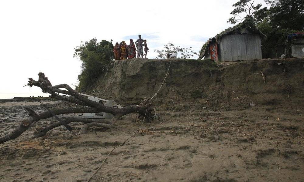 Image Diaporama - L'île de Sandwip subit une forte érosion sur sa (...)