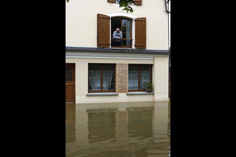 Image Diaporama - Un habitant de Saint-Mammes constate depuis (...)