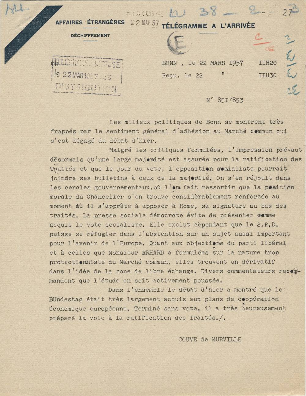 Les Traités de Rome dans les