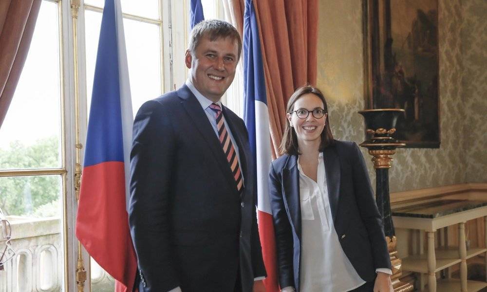 Image Diaporama - Amélie de Montchalin et Tomáš Petříček, le (...)