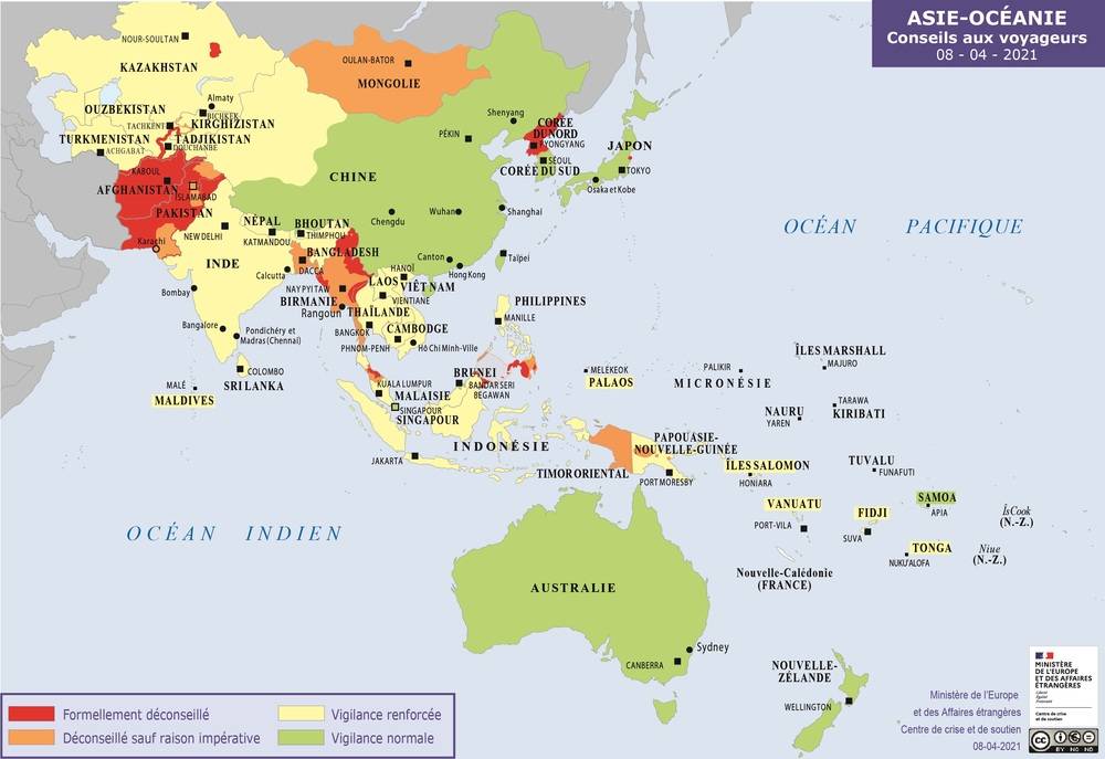 Asie / Océanie Ministère de l’Europe et des Affaires étrangères Asie / Océanie Ministère de l’Europe et des Affaires étrangères
