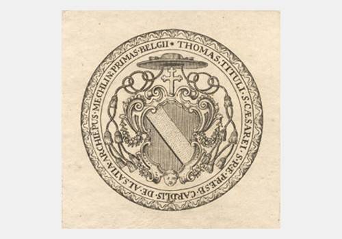 Illust: Ex-libris du cardina, 42.4 ko, 500x350