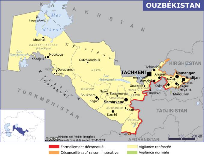 ministere des affaires etrangeres voyage en ouzbekistan