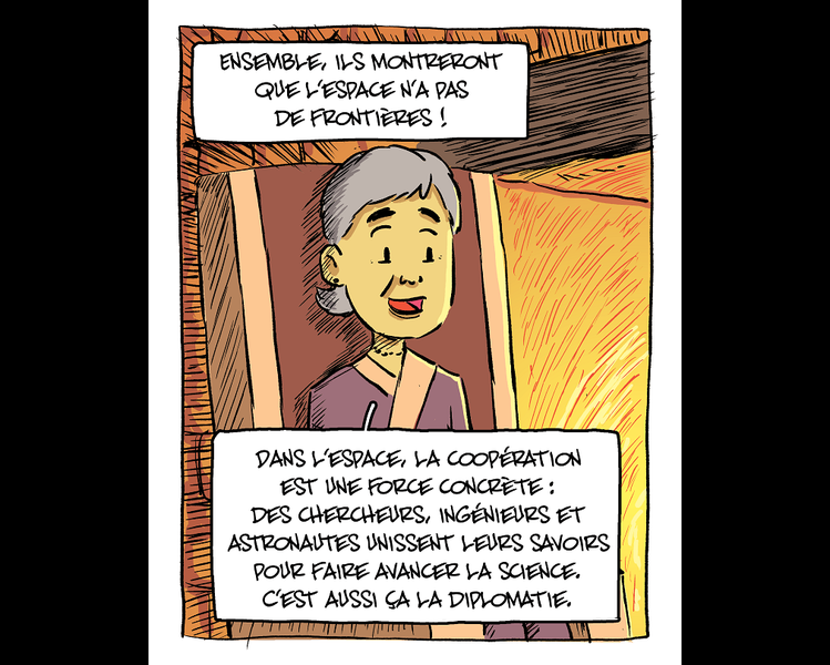 Image Diaporama - Le voyage de Sophie Adenot &agrave; bord de l'ISS (...)