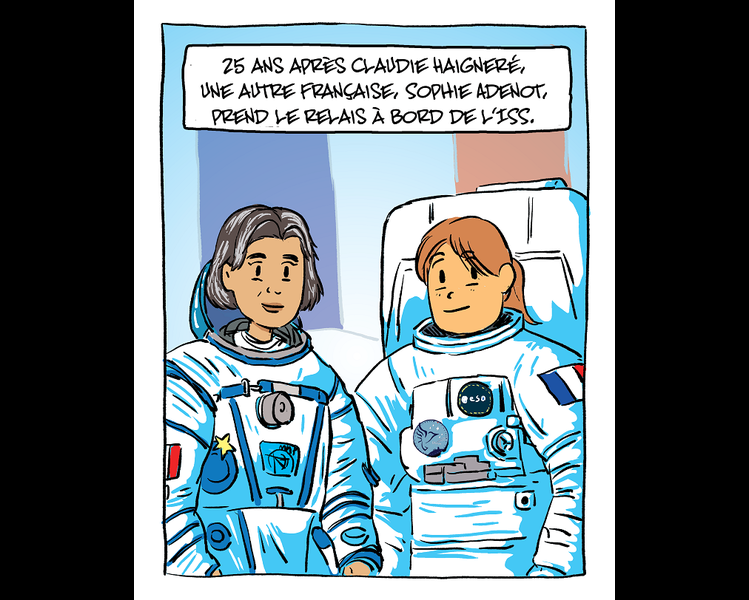 Image Diaporama - Le voyage de Sophie Adenot &agrave; bord de l'ISS (...)