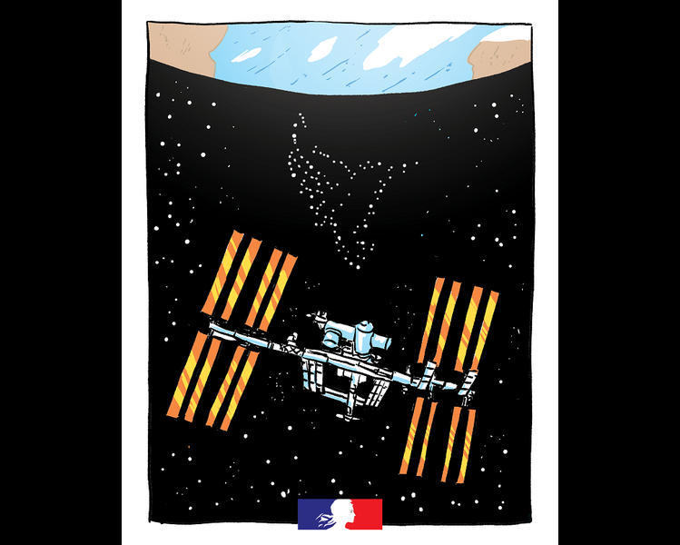 Image Diaporama - Le voyage de Sophie Adenot &agrave; bord de l'ISS (...)