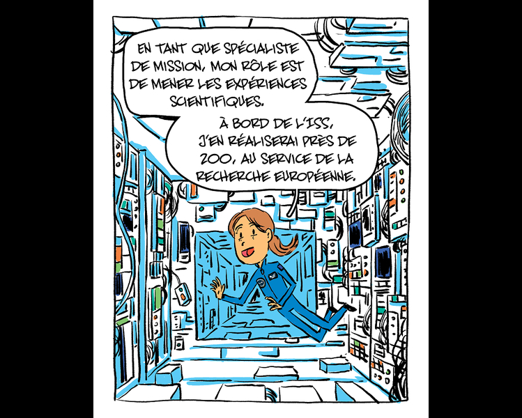 Image Diaporama - Le voyage de Sophie Adenot &agrave; bord de l'ISS (...)