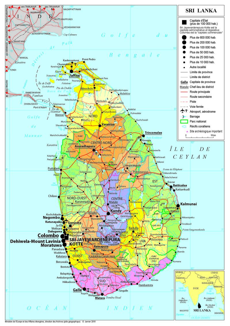 Présentation du Sri Lanka - Ministère de l'Europe et des Affaires étrangères