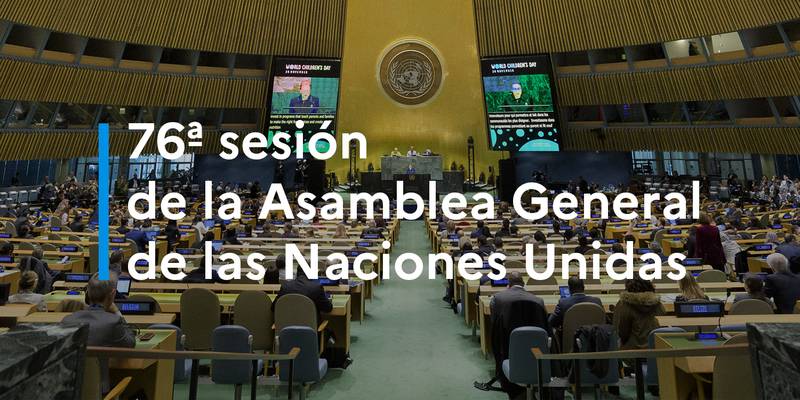 La 76e session de l’Assemblée générale des Nations Unies