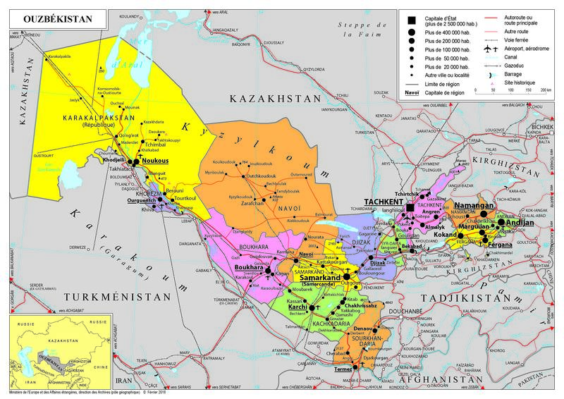 voyage ouzbekistan ministere des affaires etrangeres