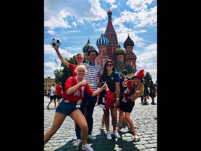 Image Diaporama - Supporters français en Russie