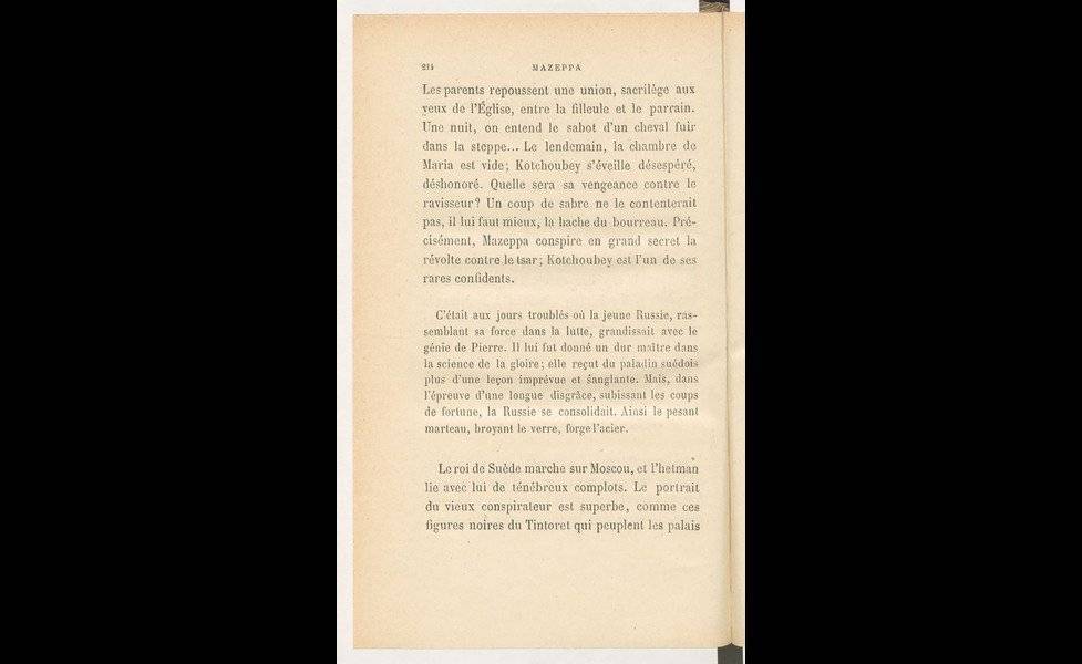 Image Diaporama - E. Melchior de Vogüe. Mazepa