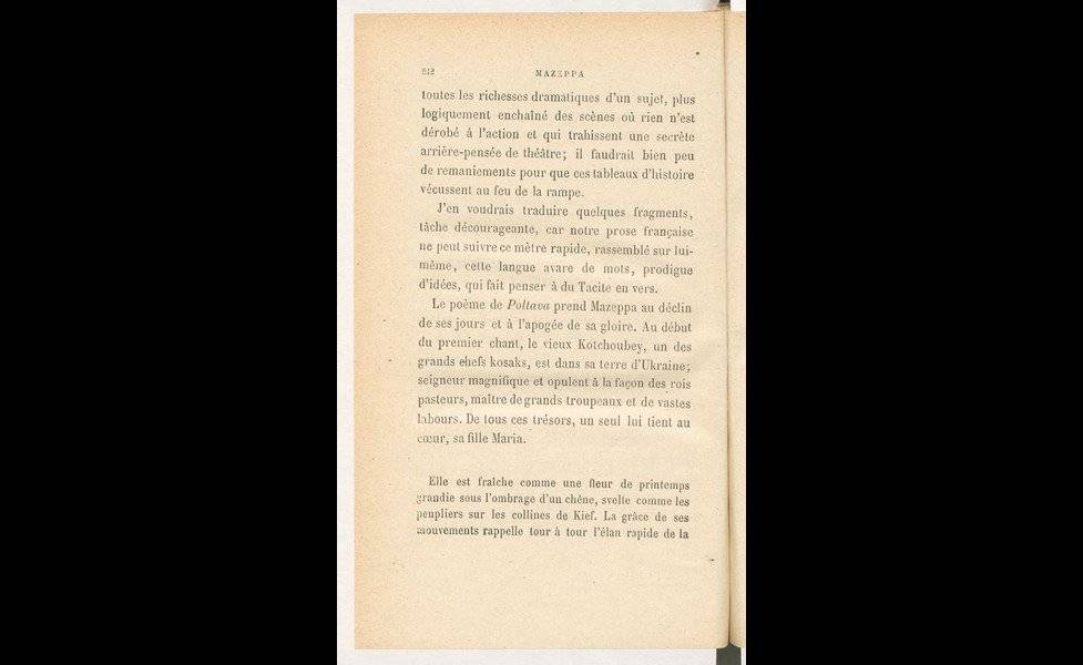 Image Diaporama - E. Melchior de Vogüe. Mazepa