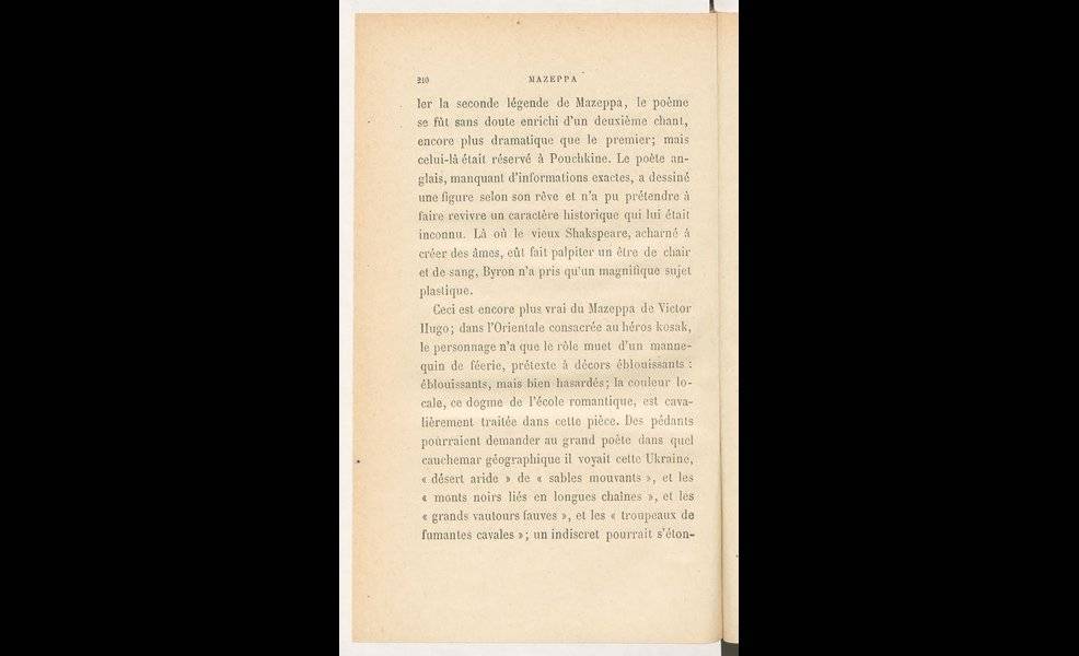 Image Diaporama - E. Melchior de Vogüe. Mazepa